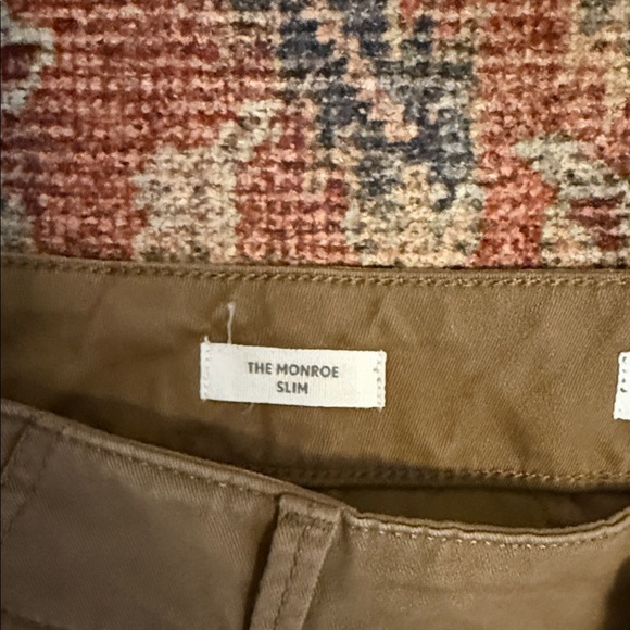 Loft ladies Monroe slim chinos Tan Pants (curvy fit) - Picture 5 of 8